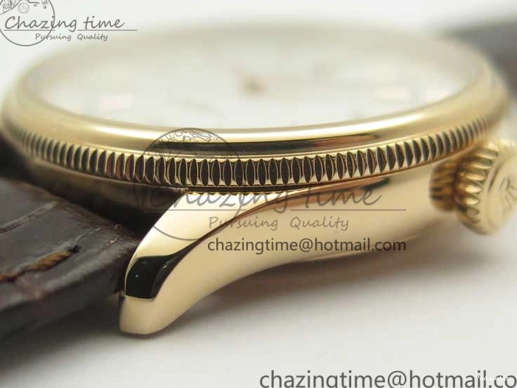 Edition Time V4 Marker 50509 Brown A3132 Cellini Dial Strap RG on MKF White Roman Leather Best 0131